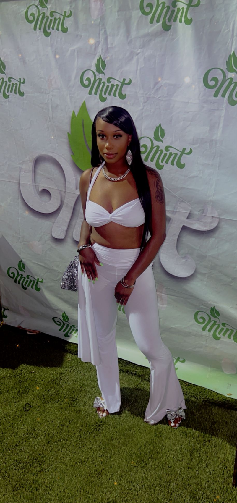 Pure White Pants Set