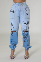 Load image into Gallery viewer, Scripted Jeans
